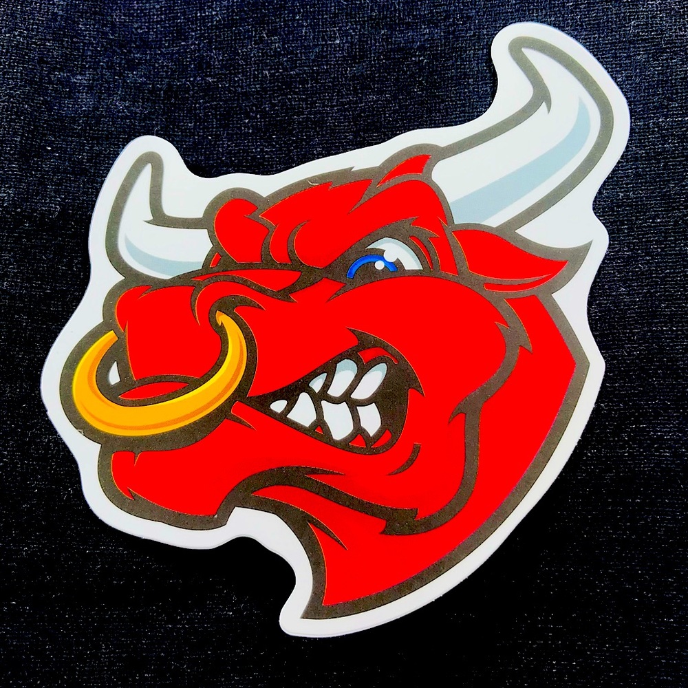 Mad Bull Single Decor Accent Waterproof Sticker